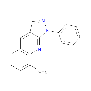 1H-Pyrazolo[3,4-b]quinoline, 8-methyl-1-phenyl-