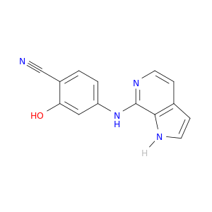 Benzonitrile, 2-hydroxy-4-(1H-pyrrolo[2,3-c]pyridin-7-ylamino)-