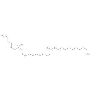 癸基(9Z,12R)-12-羟基-9-十八烯酸