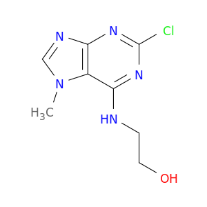 2-((2-Chloro-7-methyl-7H-purin-6-yl)amino)ethanol