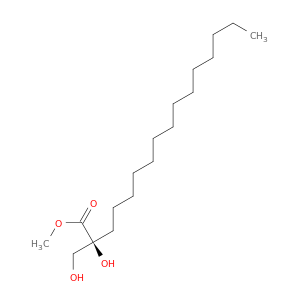 Hexadecanoic acid, 2-hydroxy-2-(hydroxymethyl)-, methyl ester, (S)-