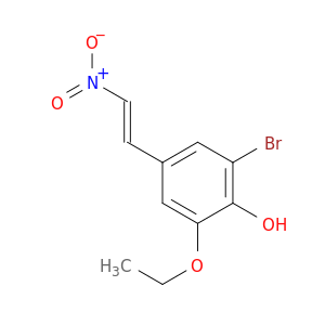 (E)-2-Bromo-6-ethoxy-4-(2-nitrovinyl)phenol