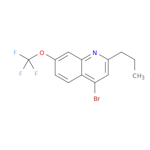 4-Bromo-2-propyl-7-trifluoromethoxyquinoline