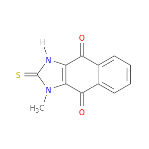 1H-Naphth[2,3-d]imidazole-4,9-dione, 2,3-dihydro-1-methyl-2-thioxo-
