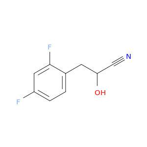 3-(2,4-difluorophenyl)-2-hydroxypropanenitrile