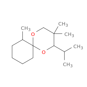 1,5-Dioxaspiro[5.5]undecane, 3,3,7-trimethyl-2-(1-methylethyl)-