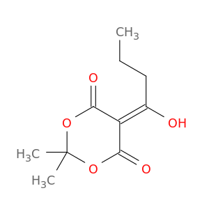 1,3-Dioxane-4,6-dione, 5-(1-hydroxybutylidene)-2,2-dimethyl-