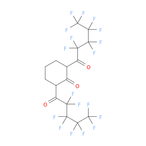Cyclohexanone, 2,6-bis(2,2,3,3,4,4,5,5,5-nonafluoro-1-oxopentyl)-