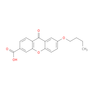 9H-Xanthene-3-carboxylic acid, 7-butoxy-9-oxo-