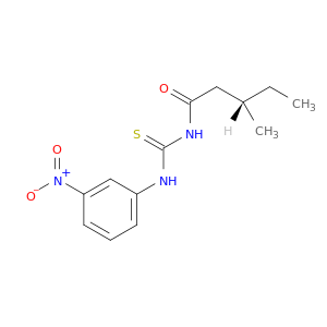 Pentanamide, 3-methyl-N-[[(3-nitrophenyl)amino]thioxomethyl]-, (S)-