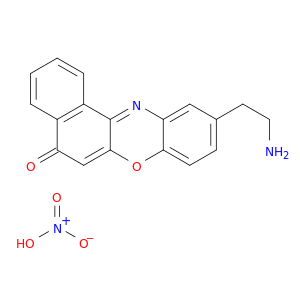 5H-Benzo[a]phenoxazin-5-one, 10-(2-aminoethyl)-, mononitrate