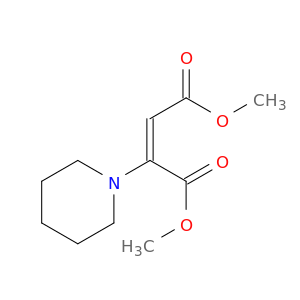 2-Butenedioic acid, 2-(1-piperidinyl)-, dimethyl ester, (E)-
