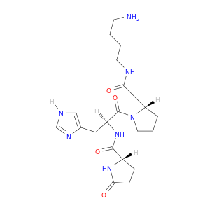 L-Prolinamide, 5-oxo-L-prolyl-L-histidyl-N-(4-aminobutyl)-
