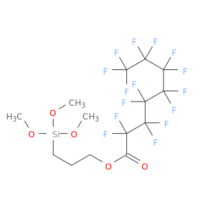 Octanoic acid, pentadecafluoro-, 3-(trimethoxysilyl)propyl ester
