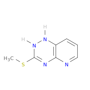 Pyrido[2,3-e]-1,2,4-triazine, 1,2-dihydro-3-(methylthio)-