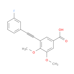 Benzoic acid, 3-[(3-fluorophenyl)ethynyl]-4,5-dimethoxy-