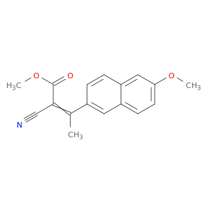 2-Butenoic acid, 2-cyano-3-(6-methoxy-2-naphthalenyl)-, methyl ester