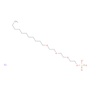 Ethanol,2-[2-[2-(undecyloxy)ethoxy]ethoxy]-, 1-(hydrogen sulfate), sodium salt (1:1)