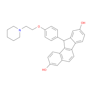 11H-Benzo[a]fluorene-3,9-diol, 11-[4-[2-(1-piperidinyl)ethoxy]phenyl]-