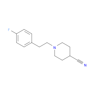 4-Piperidinecarbonitrile, 1-[2-(4-fluorophenyl)ethyl]-