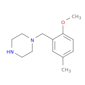 1-[(2-methoxy-5-methylphenyl)methyl]piperazine