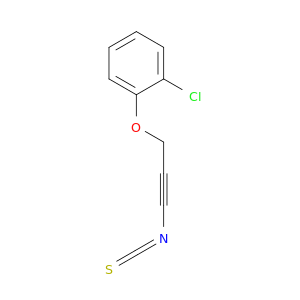 Benzene, 1-chloro-2-[(3-isothiocyanato-2-propynyl)oxy]-