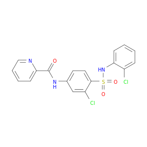 N-[3-氯-4-[[(2-氯苯基)氨基]磺酰基]苯基]-2-吡啶甲酰胺