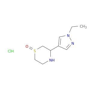 3-(1-Ethyl-1H-pyrazol-4-yl)-1lambda4-thiomorpholin-1-one Hydrochloride