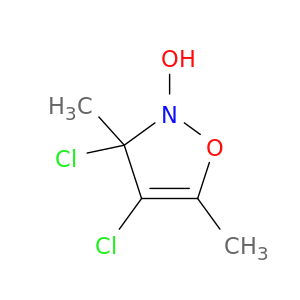 Isoxazole, 3,4-dichloro-2,3-dihydro-2-hydroxy-3,5-dimethyl-