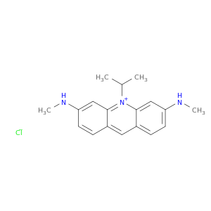 Acridinium, 3,6-bis(methylamino)-10-(1-methylethyl)-, chloride