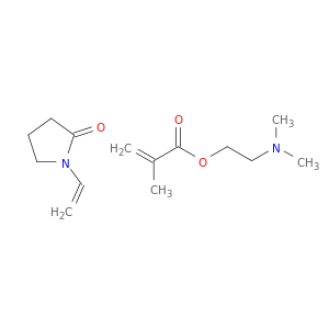 2-(dimethylamino)ethyl 2-methylprop-2-enoate- 1-ethenylpyrrolidin-2-one(1:1)