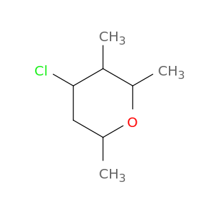 2H-Pyran, 4-chlorotetrahydro-2,3,6-trimethyl-
