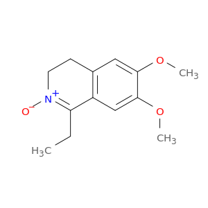 Isoquinoline, 1-ethyl-3,4-dihydro-6,7-dimethoxy-, 2-oxide
