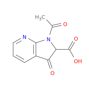 1-acetyl-3-oxo-2,3-dihydro-1h-pyrrolo[2,3-b]pyridine-2-carboxylic acid