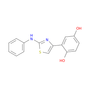 1,4-Benzenediol, 2-[2-(phenylamino)-4-thiazolyl]-