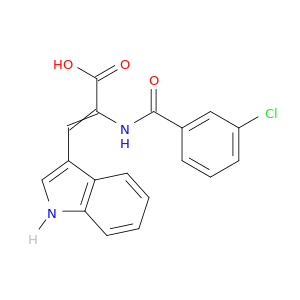 2-Propenoic acid, 2-[(3-chlorobenzoyl)amino]-3-(1H-indol-3-yl)-