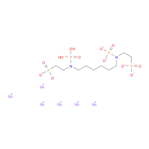 膦酸,[1,6-己二氨基碱[硝基硅(亚甲基)]]四氢盐-,六升盐