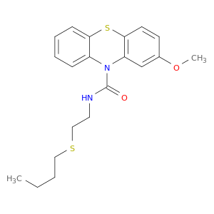 N-(2-BUTYLSULFANYLETHYL)-2-METHOXY-PHENOTHIAZINE-10-CARBOXAMIDE