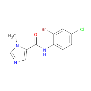 1H-Imidazole-5-carboxamide, N-(2-bromo-4-chlorophenyl)-1-methyl-