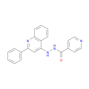 4-Pyridinecarboxylicacid, 2-(2-phenyl-4-quinolinyl)hydrazide
