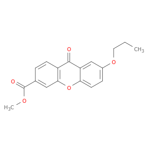 9H-Xanthene-3-carboxylic acid, 9-oxo-7-propoxy-, methyl ester