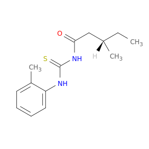 Pentanamide, 3-methyl-N-[[(2-methylphenyl)amino]thioxomethyl]-, (S)-
