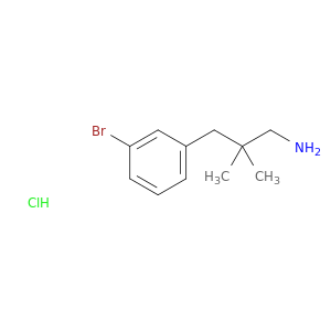 3-(3-bromophenyl)-2,2-dimethylpropan-1-amine hydrochloride