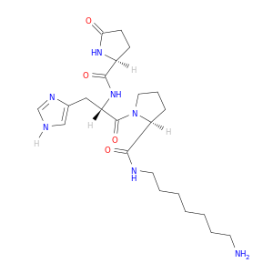 L-Prolinamide, 5-oxo-L-prolyl-L-histidyl-N-(7-aminoheptyl)-