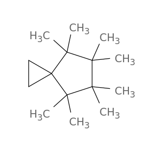 Spiro[2.4]heptane, 4,4,5,5,6,6,7,7-octamethyl-