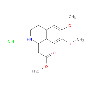 Methyl 2-(6,7-dimethoxy-1,2,3,4-tetrahydroisoquinolin-1-yl)acetate hydrochloride