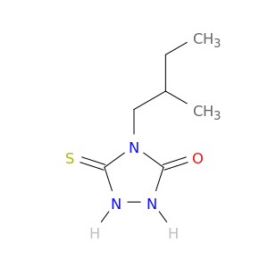 4-(2-甲基丁酯)-5-硫代氧基-1,2,4-三唑胺-3-一
