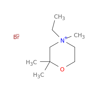 Morpholinium, 4-ethyl-2,2,4-trimethyl-, bromide