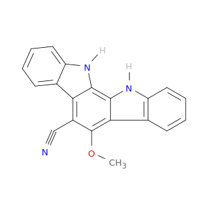 Indolo[2,3-a]carbazole-5-carbonitrile,11,12-dihydro-6-methoxy-