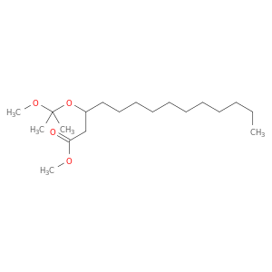 Tetradecanoic acid,3-(1-methoxy-1-methylethoxy)-, methyl ester, (3S)-